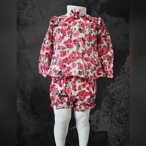 Old Navy Floral Top & Bloomers